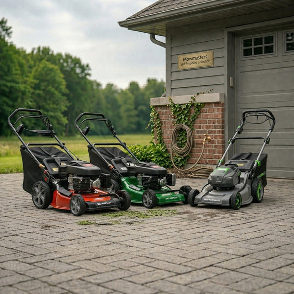 SELF PROPELLED LAWN MOWERS