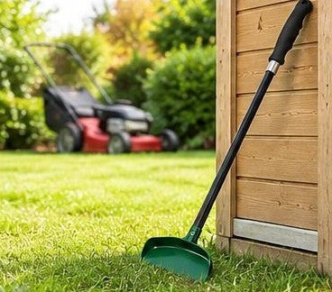 Ergonomic Mower Deck Scraper and Cleaning Tool