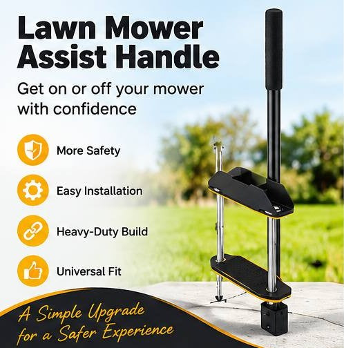 Zero Turn Mower Mount Assist Handle & Support Grab Bar