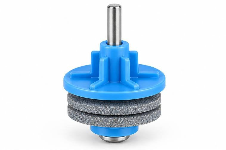 Universal Lawn Mower Blade Sharpener & Balancer Kit for Power Drills