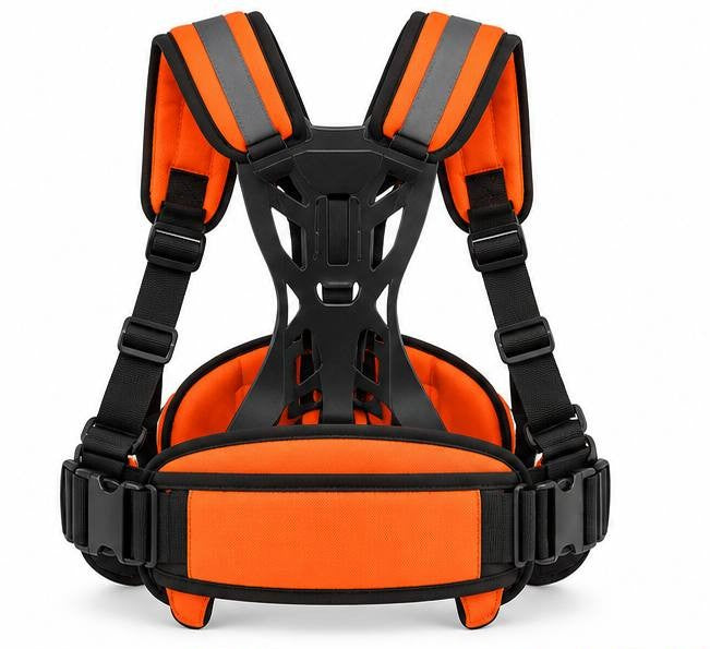 Adjustable Padded 5-Point Trimmer Harness Strap with Hip Protection Pad