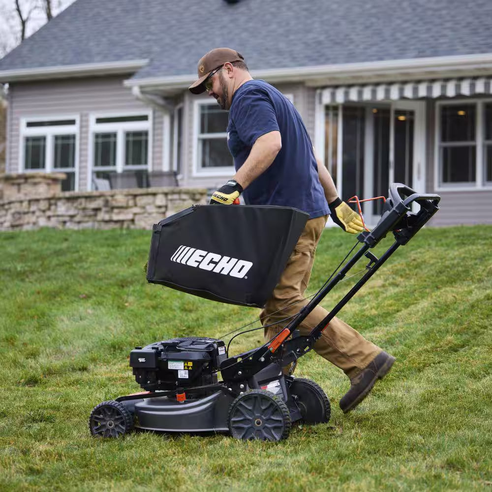 21 In. 190 Cc Gas 3-In-1 RWD Self-Propelled Mower, Gas SRM-225 Trimmer, Blower, 56V Chainsaw W/ 2.5Ah Battery/Charger