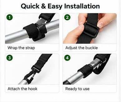 Adjustable Padded Shoulder Harness Strap for Trimmers & Brush Cutters