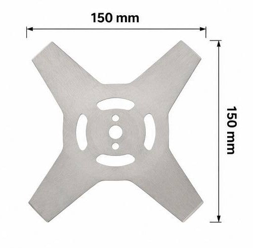 Universal 150mm Metal Lawn Trimmer Replacement Blades (3T / 4T)