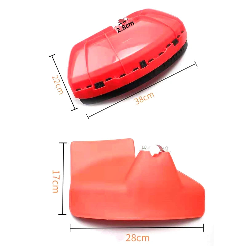 1PC Plastic Mower Grass Guard Tools Universal Brush Cutter Shield Mower Protection Baffle Petrol Brush Cutter Grass Accessories